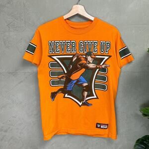 John Cena WWE “You Cant See Me” Never Give Up Merchandise Small Shirt
